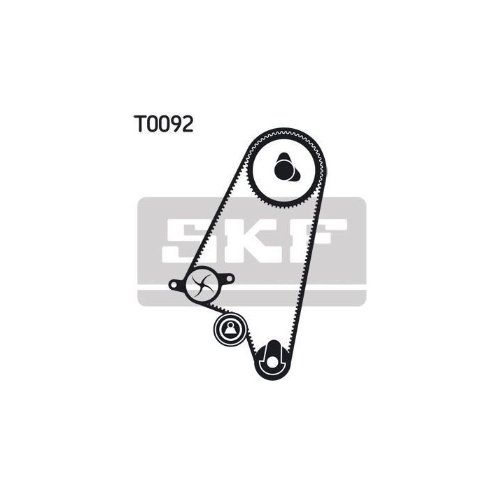 Triger Kayış Seti 109 Diş Chevrolet Aveo Kalos 1.2 ve Matiz 1.0 İçin (2005-) - SKF VKMA90008