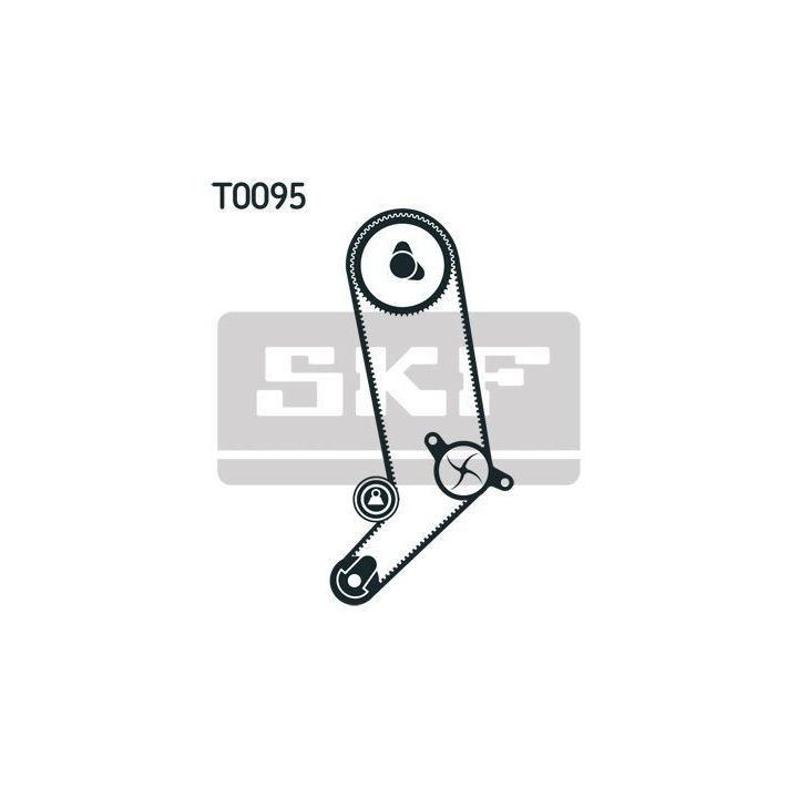 Triger Kayış Seti 122 Diş VW Transporter T4 2.4-2.5 Motor İçin (1990-2003) - SKF VKMA01253