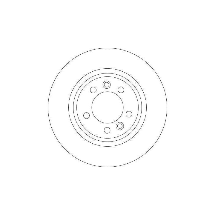 TRW Fren Disk Arka I Citroen: C5 III (rd), C5 III Break (rw) - Peugeot: 407 (6d), 407 Sw (6e), 508 I (8d), 508 Sw I (8e) (07-16)
