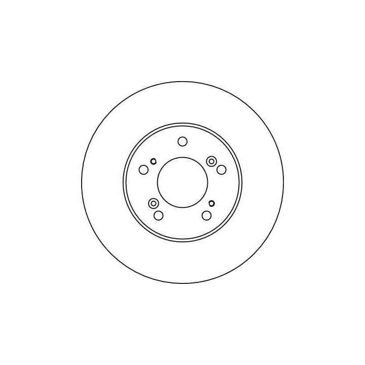Fren Disk Ön Honda CR-V (RD), HR-V(GH), Integra Coupe (DC2, DC4), Legend 3 KA, Odyssey RL1, RA6, RA, Prelud 2001-2004 TRW DF4028