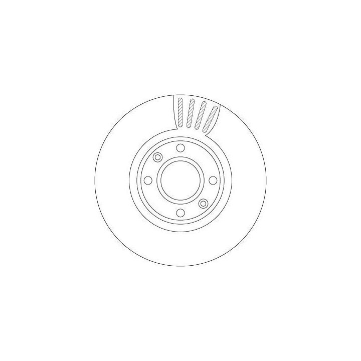 TRW Fren Disk Ön I Mercedes-benz: C-class (w204), C-class Coupe (c204), C-class T-model (s204) - Mercedes-benz (bbdc) 2006-2012