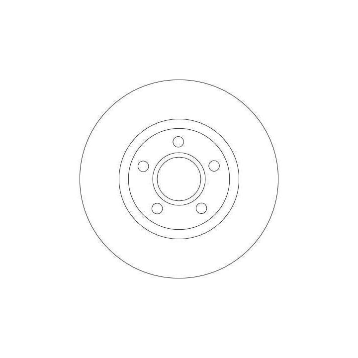 TRW Ön Fren Disk Takımı (2 Adet) - Ford Focus II / C-Max / Kuga / Connect DF4424