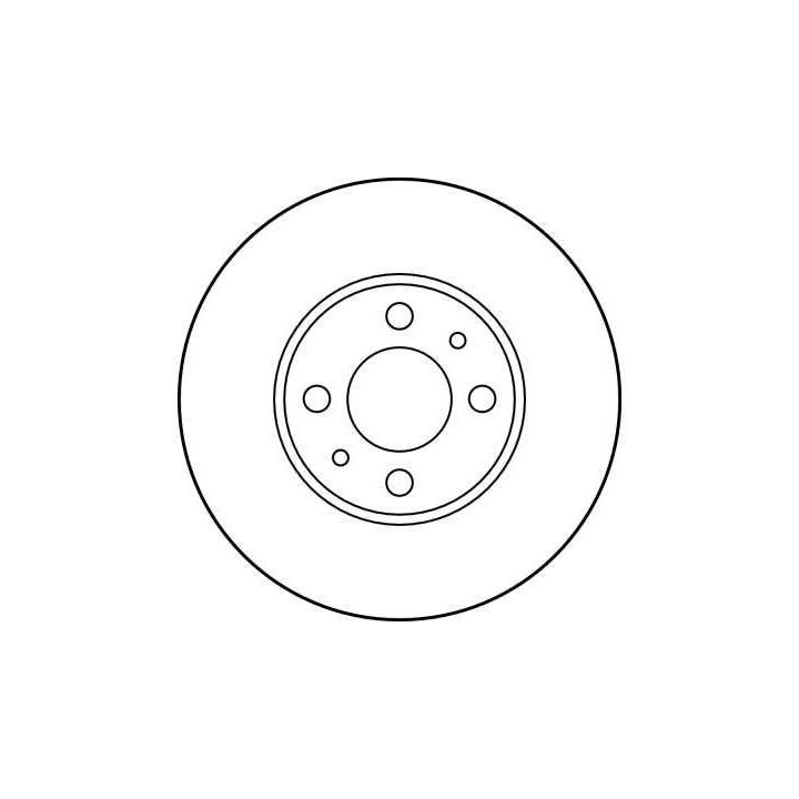 TRW Takım - Fren Diski Ön Havalı 15 Jant 257 Mm Doblo Linea Fiorino Albea Idea 1.3 - 1.9 Multijet