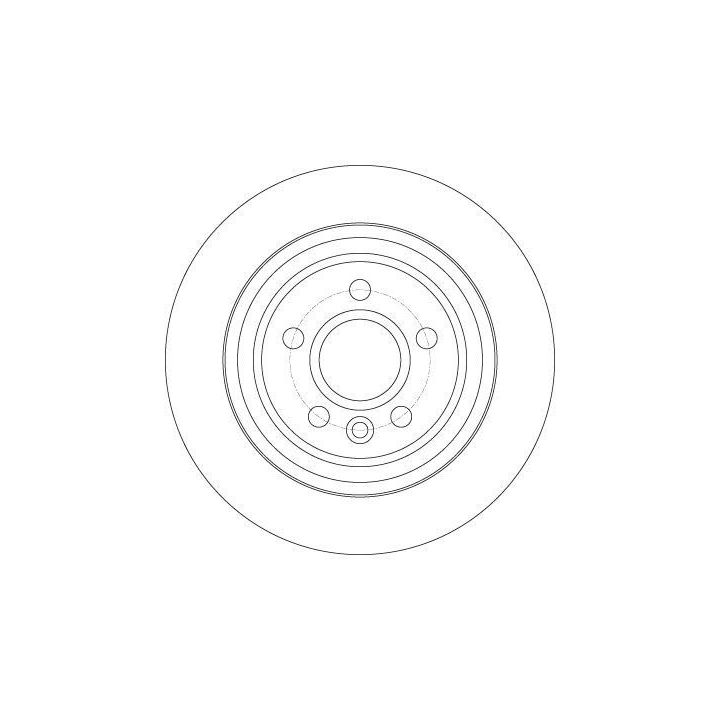 TRW Fren Disk Arka I Volvo: S60 II (134), S80 II (124), V60 I (155, 157), V70 III (135), Xc70 II (136) - Volvo Asia: S6 vb 2010-