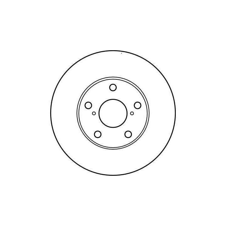 TRW Fren Disk Ön I Toyota: Rav 4 II (a2) 2003-2008