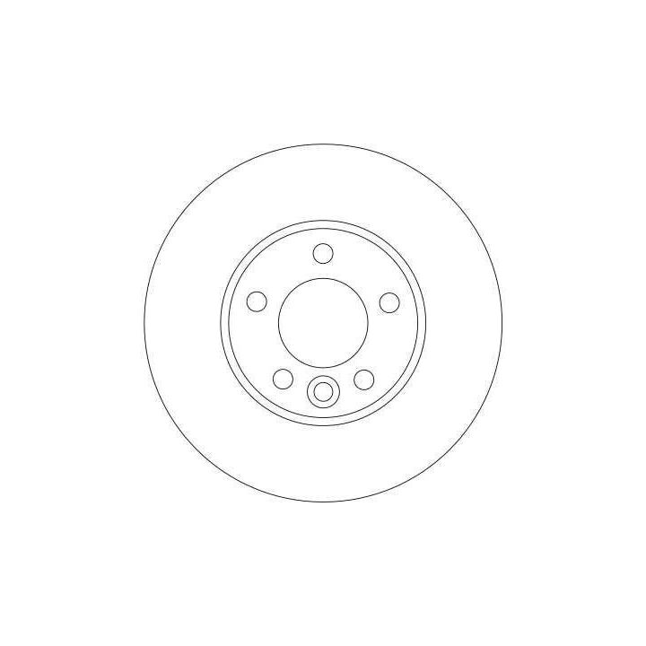TRW Fren Diski Ön Havalı 333mm 17jant Transporter V T5 Multivan V 03-+