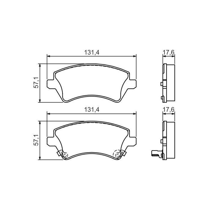 Yüksek Performanslı Disk Balata - BOSCH 0986424735