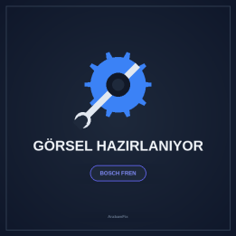 BMW F Ve G Serisi Arka Balata Fişi - BOSCH 1987473611