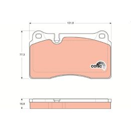 Ön Disk Balata Volkswagen Touareg İçin (2003-2010) - TRW GDB1670