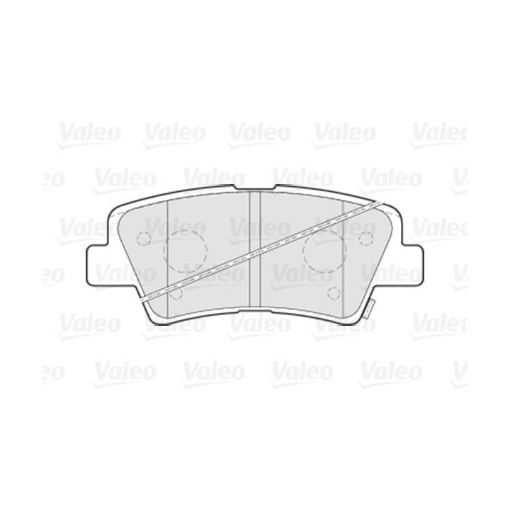 Arka Disk Balatası Hyundai Accent IV Kia Soul İçin (2009-) - VALEO 670301