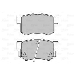 Arka Disk Balatası Honda CR-V II FR-V Stream İçin (2001-) - VALEO 670682
