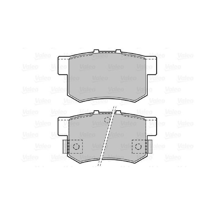 Arka Disk Balatası Honda CR-V II FR-V Stream İçin (2001-) - VALEO 670682