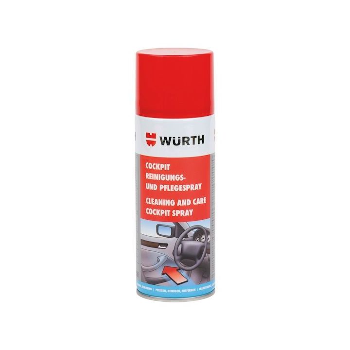 Würth Kokpit Temizleme ve Bakım Spreyi 400 ml (Ürün No: 08902221)