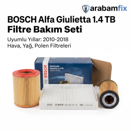 BOSCH Alfa Giulietta 1.4 TB Filtre Bakım Seti (2010-2018)