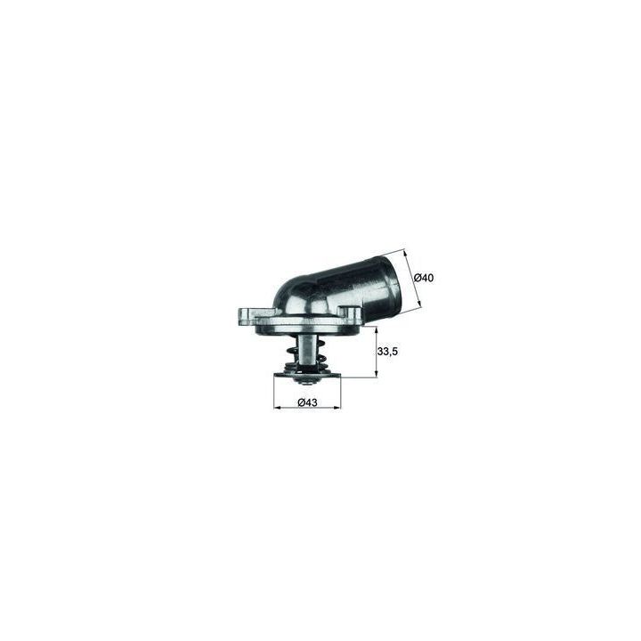 Termostat Mercedes M111 W202 S202 C208 W210 S210 Klimasız Modeller İçin (87 °C) - MAHLE TI2287