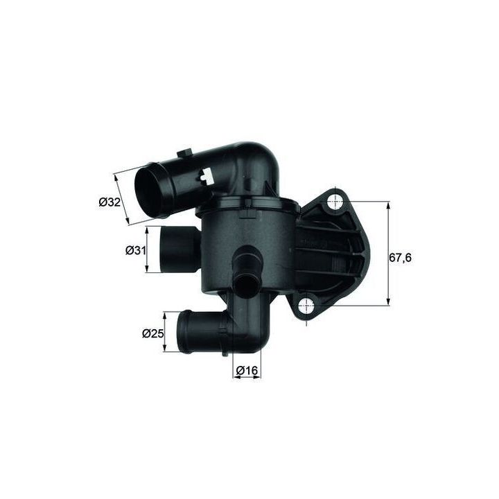 Termostat (Komple) Passat Scirocco 2.0 TDI Motorlar İçin (2009-) - MAHLE TI3387