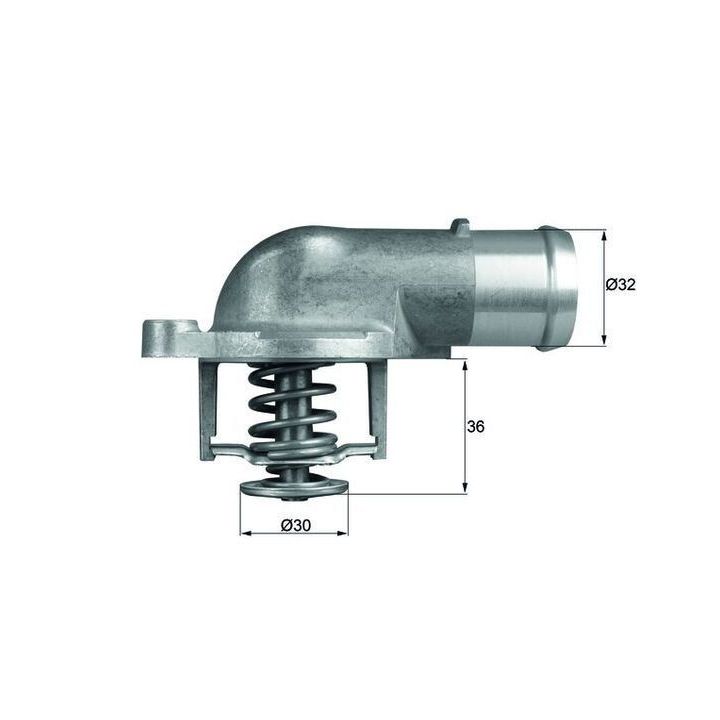 Termostat 87°C VW Transporter T5 Multivan V Touareg 2.5 TDI İçin (2003-2009) - MAHLE TI21287D