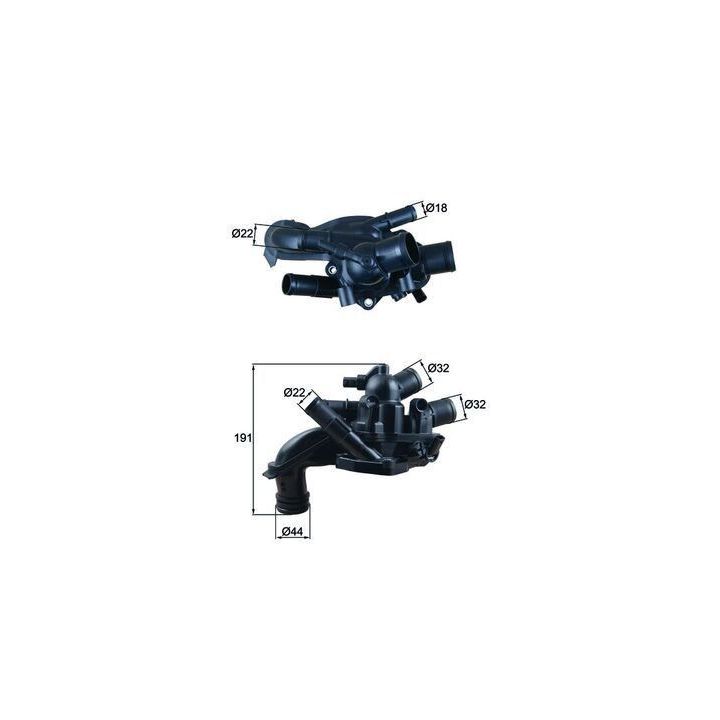 Termostat 105°C MINI N16 N18 R55 R56 R57 R58 R60 R61 İçin (2006-) - MAHLE TM46105
