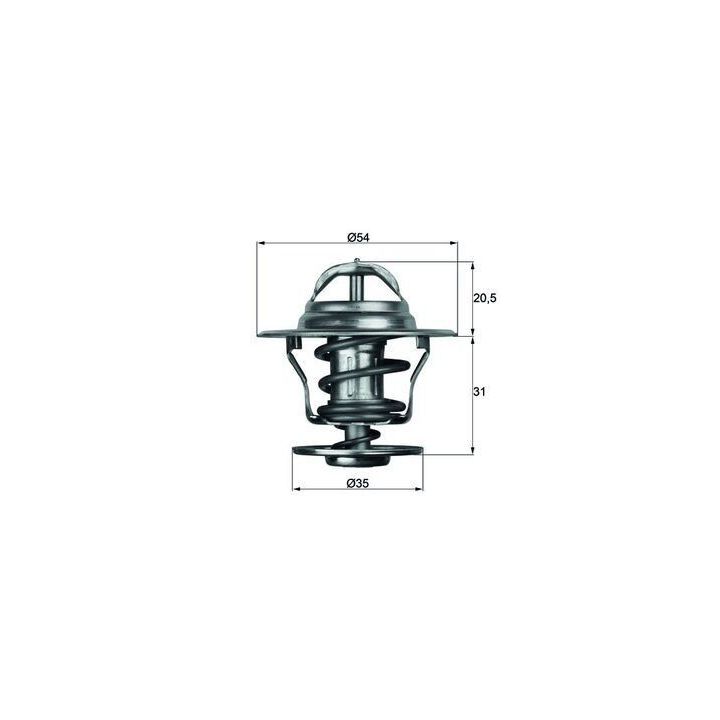 Termostat (87C) LGN Astra Golf Jetta Passat Cordoba Ibiza Toledo Caddy İçin - MAHLE TX1387D