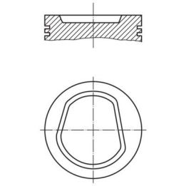 Motor Piston Segman (0.50mm 77.01mm) Polo 1.6 AEE Motor İçin - MAHLE 0304202