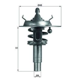 Termostat 90 °C Mercedes M271 Kompressor W203 S203 İçin - MAHLE TX10690D
