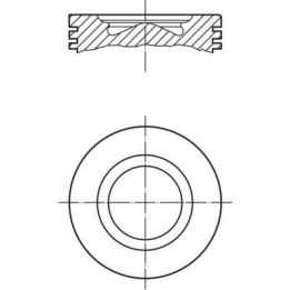 Motor Piston ve Segman Takımı 0.40 Ölçü (88.00mm) Ducato III Daily Jest 2.3JTD (2011-2014) - MAHLE 007PI00170002